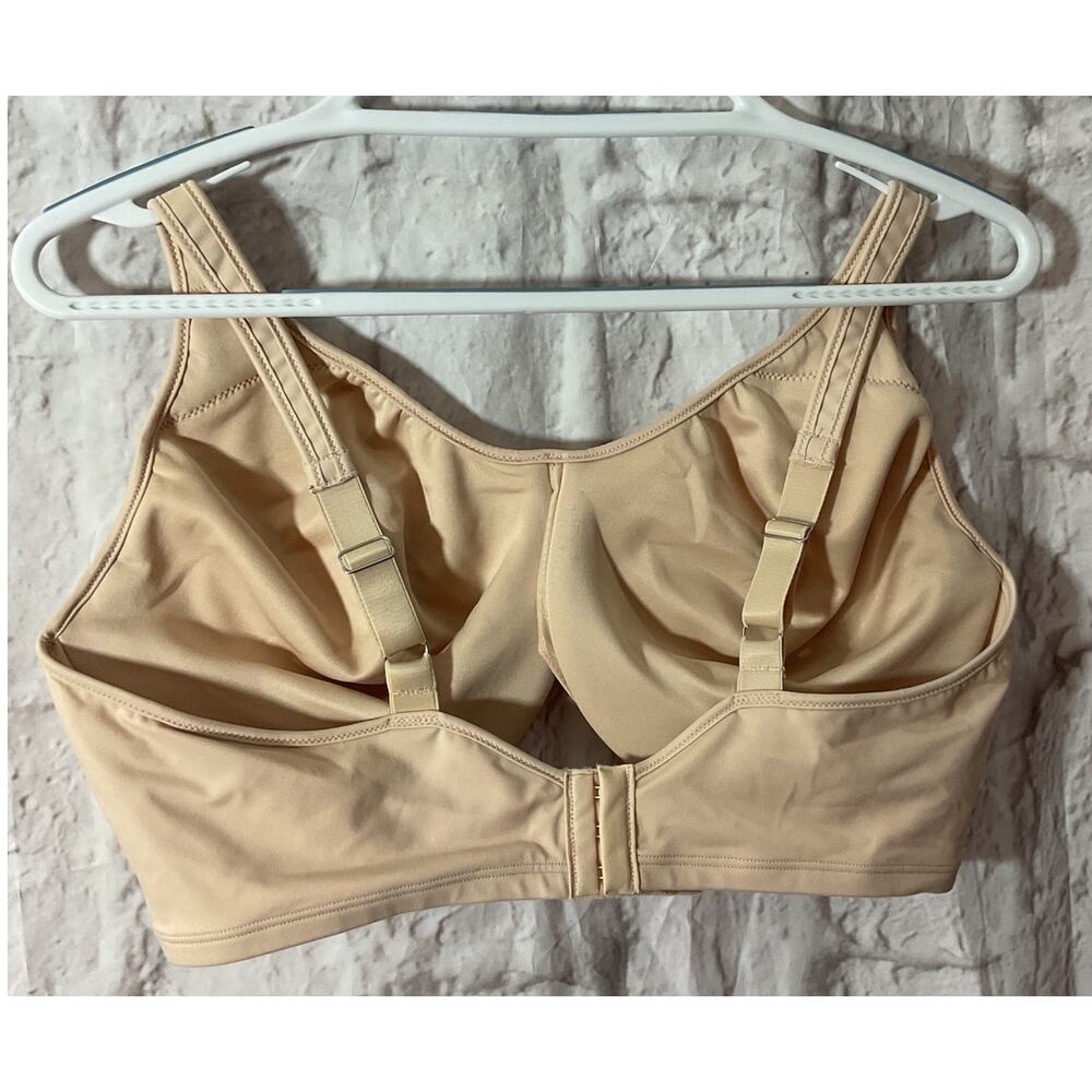 Bali 42DD Beige Passion Comfort Minimizer Bra 3385 Underwire Seamless - Picture 2 of 5